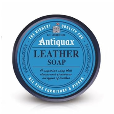 Antiquax Leather Soap -Cleaner for Gentle Care, Deep Cleaning, and Conditioning of Furniture, Shoes, and Accessories – 250ml