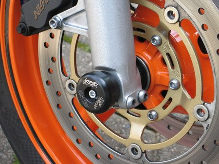 Satz GSG Moto Sturzpads Vorderrad passend für die Honda CB 900 Hornet SC48 02-06