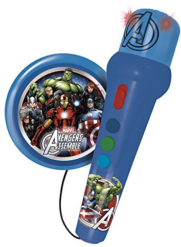 Reig/avengers - 1668 - Accessoire Pour Instrument De Musique - Micro Avec Ampli Et Rythmes - Avengers