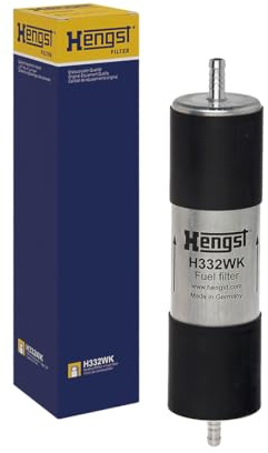HENGST - Kraftstofffilter H332WK - Hochwertiger Kraftstoff-Leitungsfilter für KFZ - Entfernt Staub und Schmutz aus Otto- oder Dieselmotoren - Schützt das Einspritzsystem