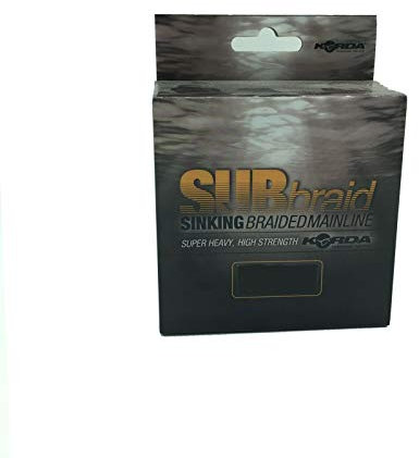 Korda Sub Braid - 1200m geflochtene Angelschnur, Durchmesser/Tragkraft:0.34mm / 20lb (9.1kg)