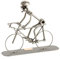 Steelman24 I Schraubenmännchen Rennrad I Made in Germany I Handarbeit I Geschenkidee I Stahlfigur I Metallfigur I Metallmännchen