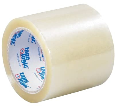 Tape Logic T9226100 Self Adhesive Acrylic Adhesive Tape, 2 mil Thick, 72 yds Length x 5 Width, Clear (Case of 12) by Tape Logic