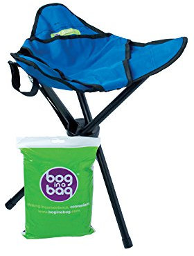 BoginaBag Foldable Portable Folding Toilet/Loo suitable for Festivals, Camping, Fishing, Hiking & Treking - Bog in a Bag (STOOL + 1 PACK OF BAGS)