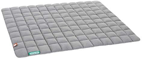 Doctor Bark Hundedecke – weiche, hochwertige Hundematte für große Hunde, robuste Indoor-Outdoor Liegedecke, waschbar bis 95 °C (Gr. XL, 120x100 cm, Hellgrau)