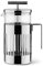 Alessi 9094/8 - Pressofilter aus Edelstahl 18/10 Glänzend Poliert und Hitzebeständigem Glas, 8 Tassen