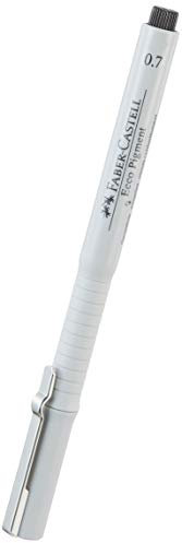 FABER-CASTELL 166799 - Tintenschreiber Ecco Pigment, 0.7 mm, schwarz, 1 Stück