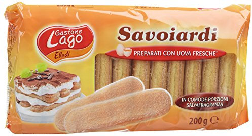 Lago 1968, Savoiardi 200 g, Biscotti Savoiardi con Uova Fresche, Savoiardi Morbidi Zuccherati in superficie, Ideali per Ricette Dolci, Tradizione italiana