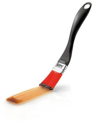 GEFU Küchenpinsel BECKY | Nylon-Backpinsel hitzebeständig bis 120 °C | Zum Glasieren, Verzieren & Marinieren | Hygienisch, geschmacksneutral, spülmaschinengeeignet