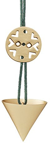 Stelton 10005 Nordic Schmucktüte - Christbaumschmuck - Messing 4 x 4 x 9 cm