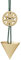 Stelton 10005 Nordic Schmucktüte - Christbaumschmuck - Messing 4 x 4 x 9 cm