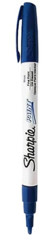 Sharpie - Paint Marker, Oil Base, Permanent, Fine Point, Blue
