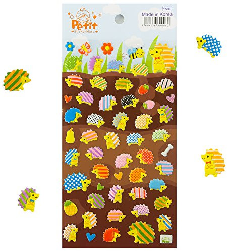 Oblique Unique Igel 3D Sticker Set 50 teilig