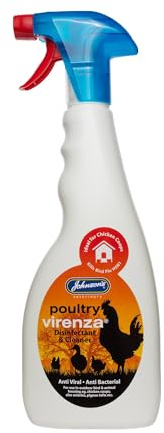 Johnson's Vet Poultry Virenza Disinfectant, 500 ml, clear