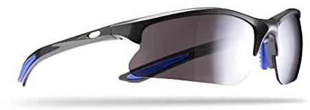 Trespass Mantivu, Dark Grey, Sonnenbrille Kategorie 3 Gläser mit UV-Schutz & Brillenputztuch, Grau