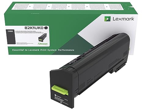 Lexmark 82K1UK0 CX860 Black Ultra High Yield Return Program Cartridge Toner