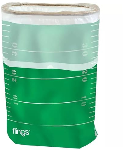 Amscan Football Field Flings - 13-Gallon Portable Green Trash Can/Bin - 22 x 15 - Perfect for Tailgates & Parties