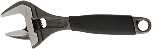 BAHCO 9031 R US Schraubenschlüssel, verstellbar, ergonomisch, 20,3 cm, Schwarz
