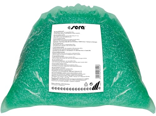 sera biofibres grob 400 g | grober Vorfilter für Aquarienfilter | fängt Schmutz vor und unterstützt biologische Filtermedien | erhöht Filterleistung | auch als Laichsubstrat geeignet