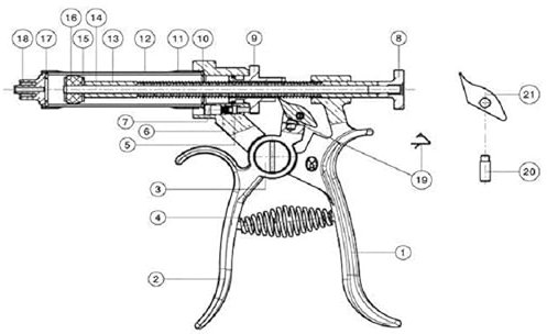 KERBL 2327 Dichtungssatz f.Roux-Spr.30+50