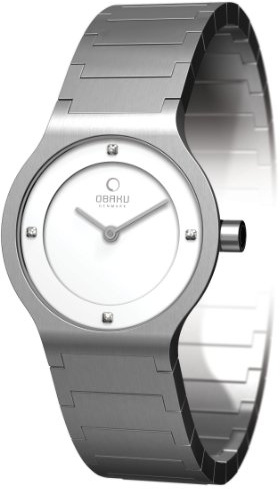 Obaku Harmony Damen-Armbanduhr XS Analog Quarz Edelstahl 28-V133SCISC