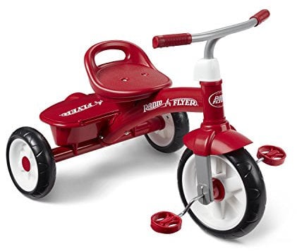 Radio Flyer Rotes Dreirad, Dreirad für Kleinkinder im Freien, Alter 2,5 bis 5 Jahre (exklusiv bei Amazon)