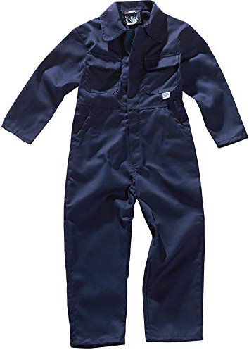 Army And Workwear Colour: Navy Blue | Size: Size 30-9-10 Years - 30 Chest | Use: Unisex Unisex Boiler Suit Painting Blue Castle Tar