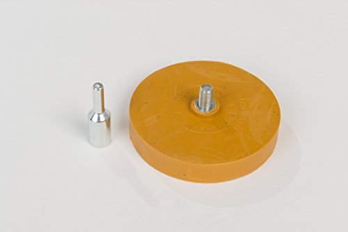 BGS 2x Folien-Plakettenradierer Folienradierer Entferner Bohrmaschine Klebstoffe 3999 Folienplakettenradierer Folien Radierer Plakettenentferner Plakettenradierer Klebstoffreste Radierscheibe Aufklebe