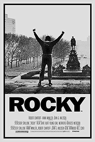 Close Up Rocky Poster Hauptplakat (61cm x 91,5cm) + 2 St. transparente Posterleisten mit Aufhängung