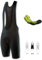 Biotex Salopette Belike con Fondello Integrato da Uomo per Ciclismo e Mountain Bike, Intimo Tecnico Sportivo, Nero, Taglia I (XS/M)