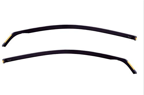 J&J AUTOMOTIVE | Windabweiser Passend Für Civic Coupe Em2 2-Türer 2001-2005, Heko Regenabweiser, Getönt, Set 2-Teilig, Vorne, Aerodynamisch