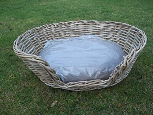 Korbhaus Gesthüsen Hundekorb aus Kooboo Rattan inkl. Kissen