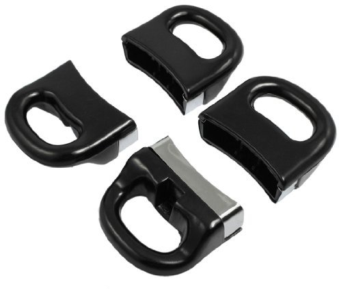 sourcing map 4 Piezas Olla De Repuesto Baquelita Metal Laterales Manija