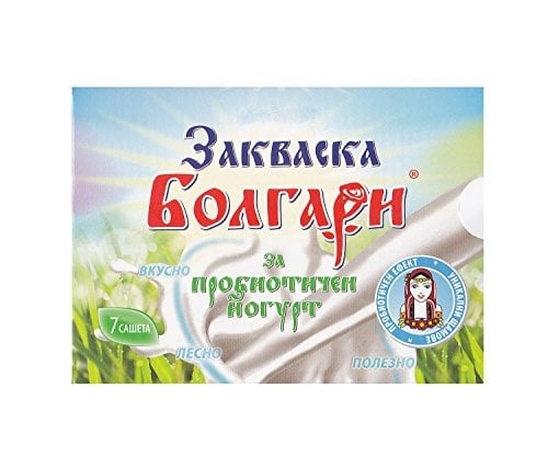 Ferment de yaourt '' BOLGARI'' - Pack de 7 Sachets de Culture lyophilisée pour yogourt probiotique