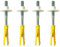 Kit de fixation chauffe-eau pour mur plein 10 x 120| Boutté