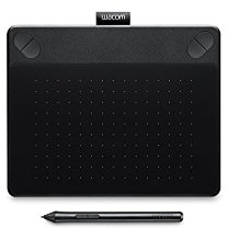 Wacom Intuos Art Small Black Grafik-Tablett (für digitales Malen, Stift-Tablett mit druckempfindlichem Stift und Multitouch-Oberfläche, Kompatibel mit Mac und Windows)