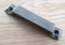 IRONMONGERY WORLD® Wrought CAST Iron Victorian Old Rim Lock Latch Keep Striker Plate 14 Options (Antique Iron Slim Plain Curved 105MM X 20MM X 20MM (LX WXH))