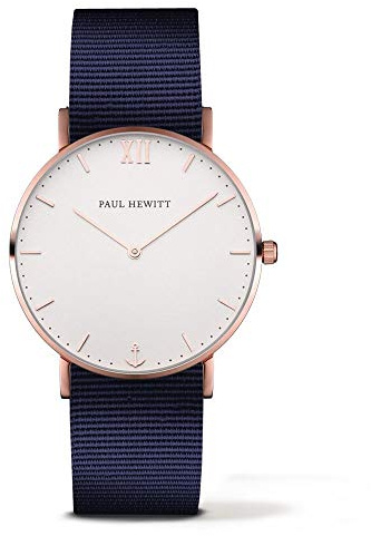 Paul Hewitt Unisex-Armbanduhr Analog Quarz Nylon PH-SA-R-St-W-N-20