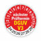 Fassbender-Druck PRÜFPLAKETTEN - Hochwertige Prüfetiketten DGUV V3 Prüfung Ø 30mm - Selbstklebende PVC-Folie - Wartungsetiketten für Prüfung - Prüfplakette für Prüfungsnachweis (60 Stück)