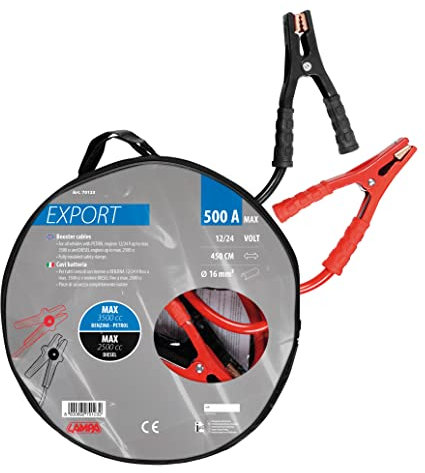 Lampa 70123 Cavi Batteria Export 12/24V - 450 cm - 500 A - 22,7 mm²