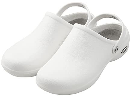 Safety Jogger Unisex-Erwachsene Clogs, Weiß, 38 EU