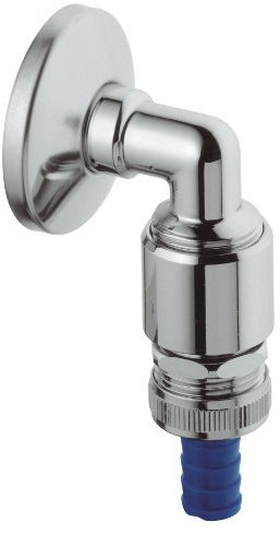 GROHE Eggemann Original WAS Schlauchanschlussbogen DN15 mit Rohrbelüfter 41126000