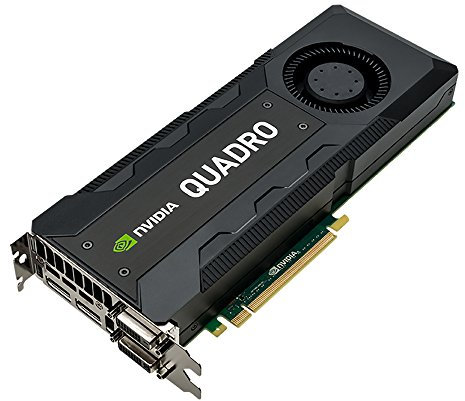 PNY NVIDIA Quadro K5200 professionelle Grafikkarte 8 GB GDDR5 PCI-Express 4K 2 x DP + 2 x DVI + Stereo (VCQK5200-PB)
