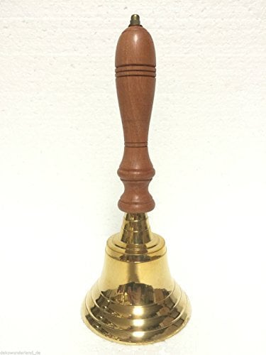 dekowonderland Glocke Handglocke Tischglocke Marktglocke Rednerglocke Nikolaus Weihnachten 28,5
