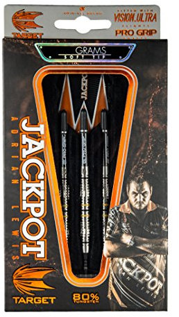 TARGET Darts Adrian Lewis Dartpfeile mit weicher Spitze, 18 g