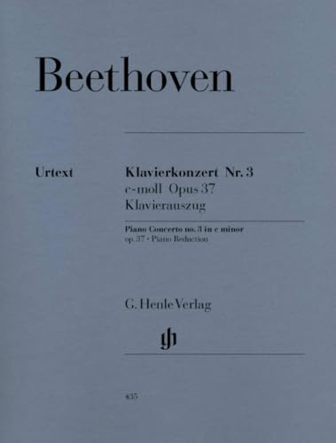 Konzert 3 C-Moll Op 37 Klav Orch. Klavier, Klavier zu 4 Händen: Besetzung: Zwei Klaviere zu vier Händen (G. Henle Urtext-Ausgabe)