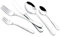Esmeyer 156-121 Kuchengabel Sylvia, 12er Set, aus Chrom-Edelstahl