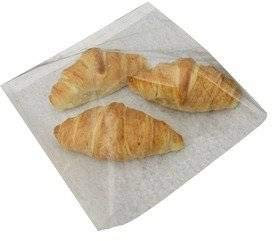 100 White Film Front Clear Cellophane Paper Window Sandwich Food Photo Display Bags (8.5 x 8.5)