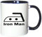 Mister Merchandise Tazzine da caffè Coffee Iron Man Bügeln Tazze Grandi Tazza Teiere, Molti Colori