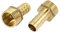 sourcingmap Raccord Cannelé 1/2BSP filetage mâle 12mm diamètre intérieur laiton tuyau Barb coupleur 2 pièces